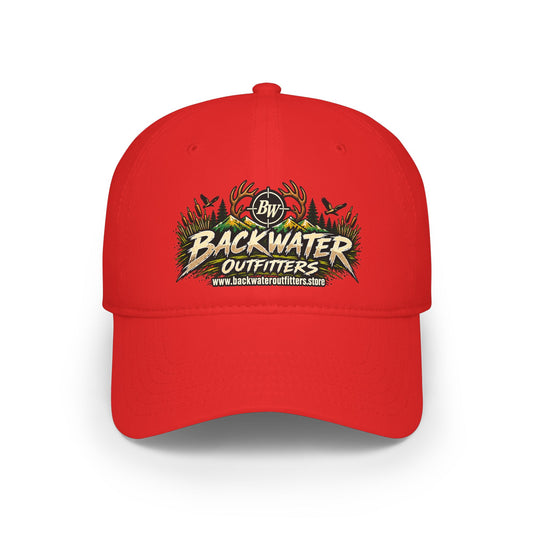 Backwater Outfitters Low Profile Baseball Cap – Fishing & Outdoors Logo Hat