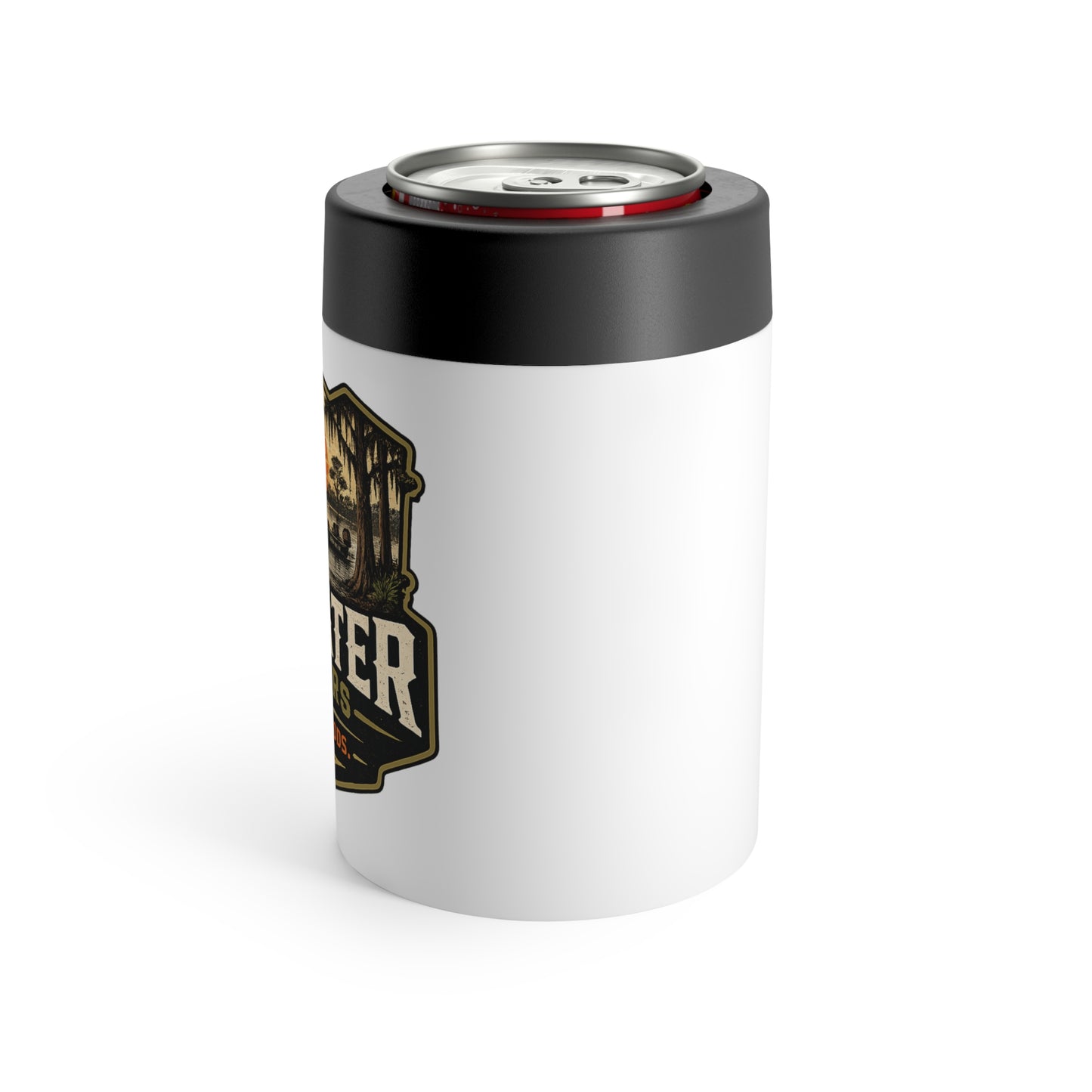 Backwater Outfitters Can Cooler — 'Built for Mud, Water, Woods' Insulated Beer Can Holder