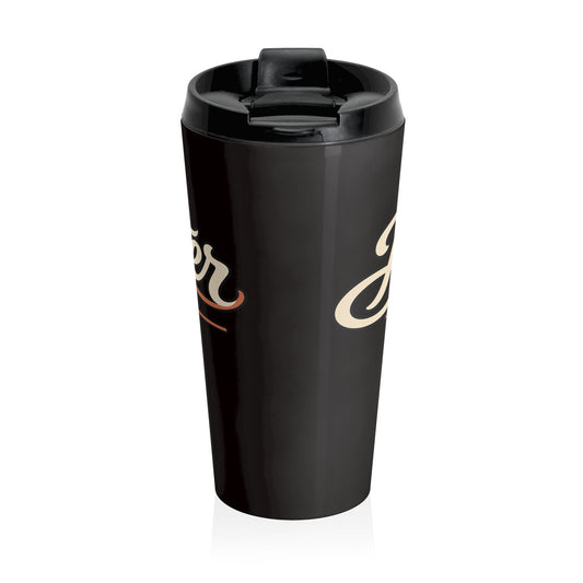 Backwater Outfitters Logo Stainless Steel Travel Mug