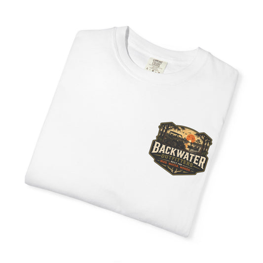 Backwater Outfitters Off-Road UTV T-Shirt — "Ride Hard Live Outdoors" Graphic