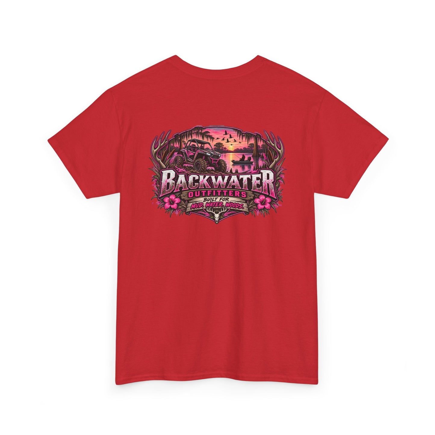 Backwater Sunset Tee — Coastal Fishing & Outdoors Graphic T-Shirt