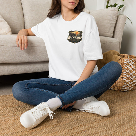 Backwater Outfitters T-Shirt — Retro Fishing & Lake Life Tee