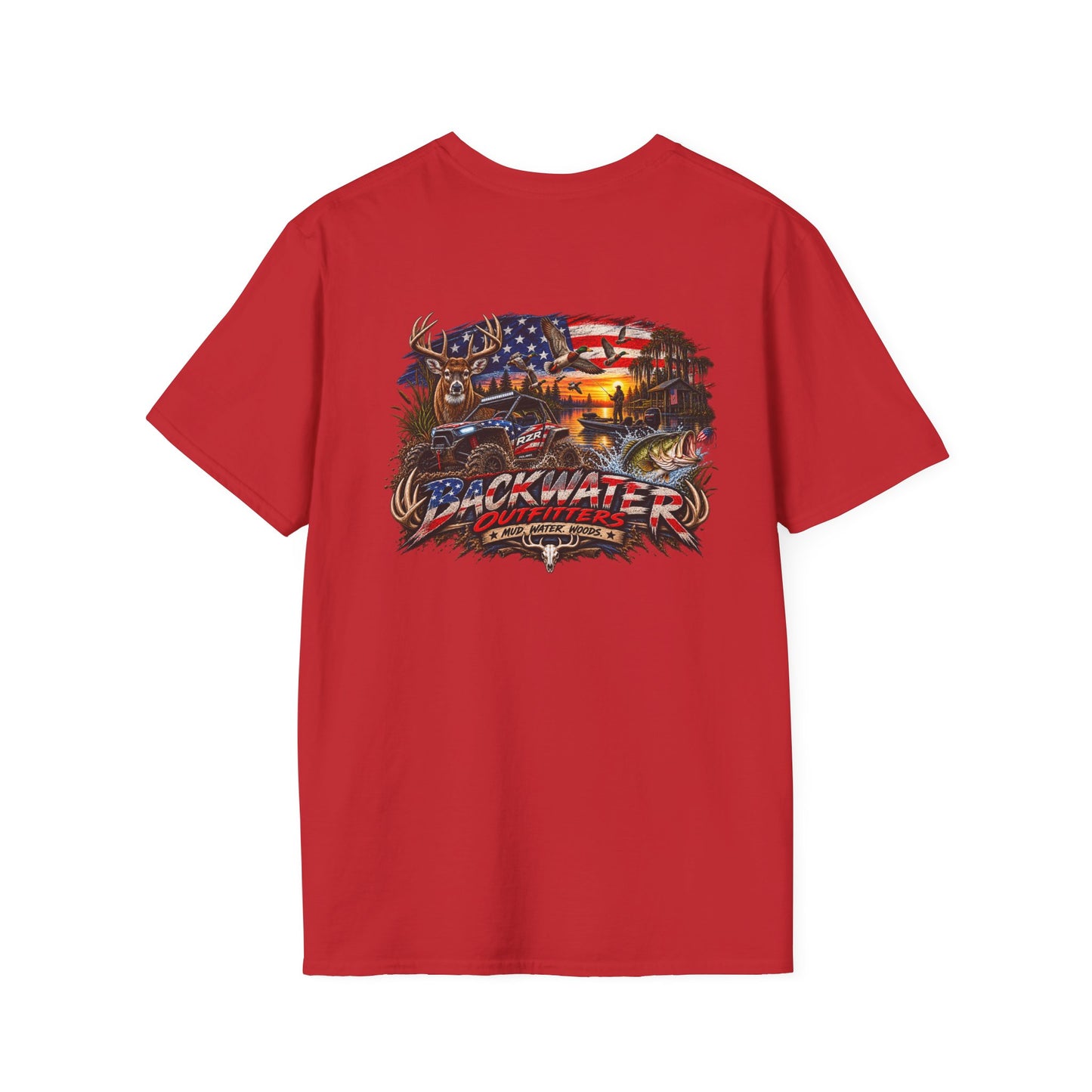 Delawareer Vintage American Flag T-Shirt