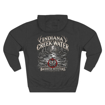 James Luker Indiana Creek Water Backwater Outfitters Hoodie Printify