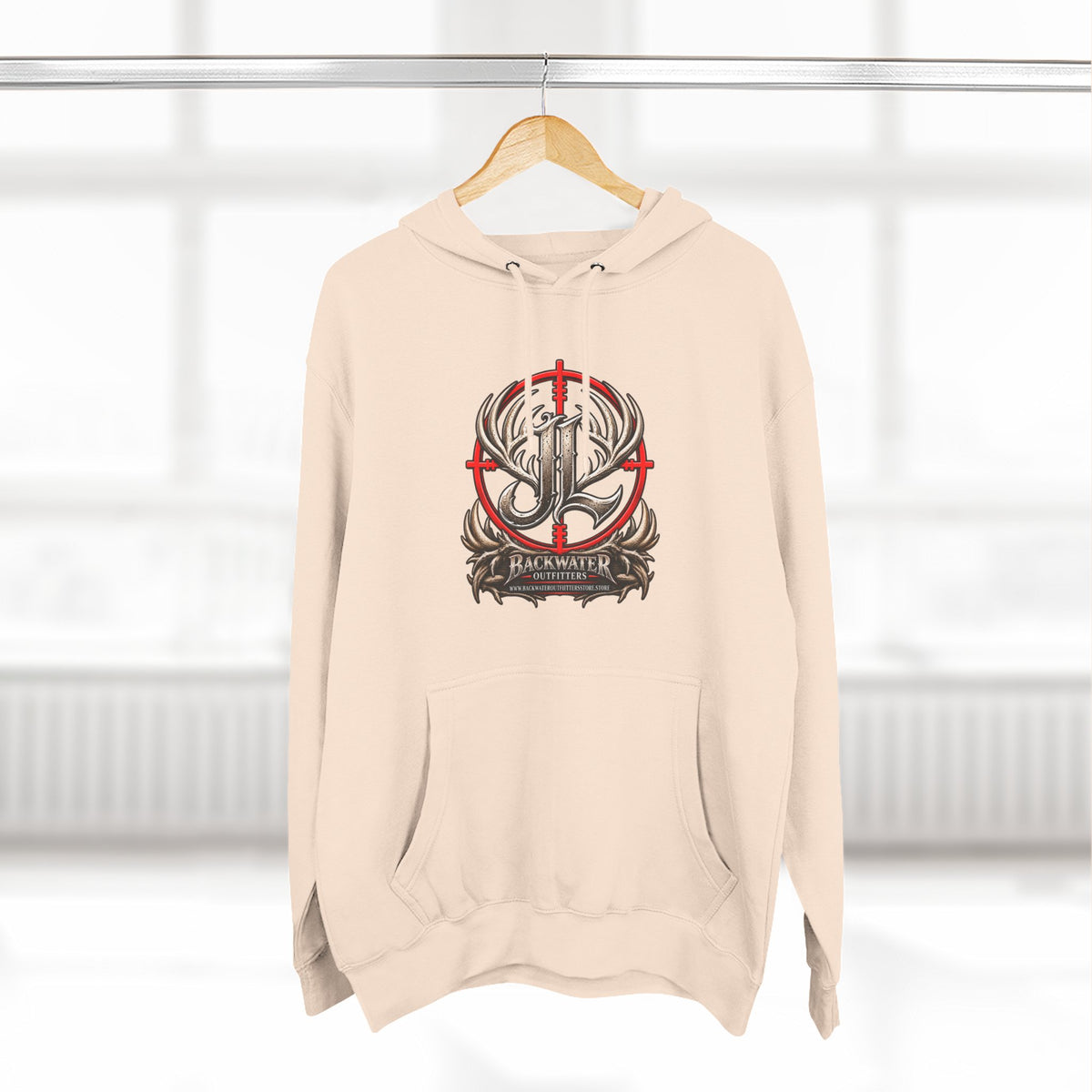 James Luker Indiana Creek Water Backwater Outfitters Hoodie Printify