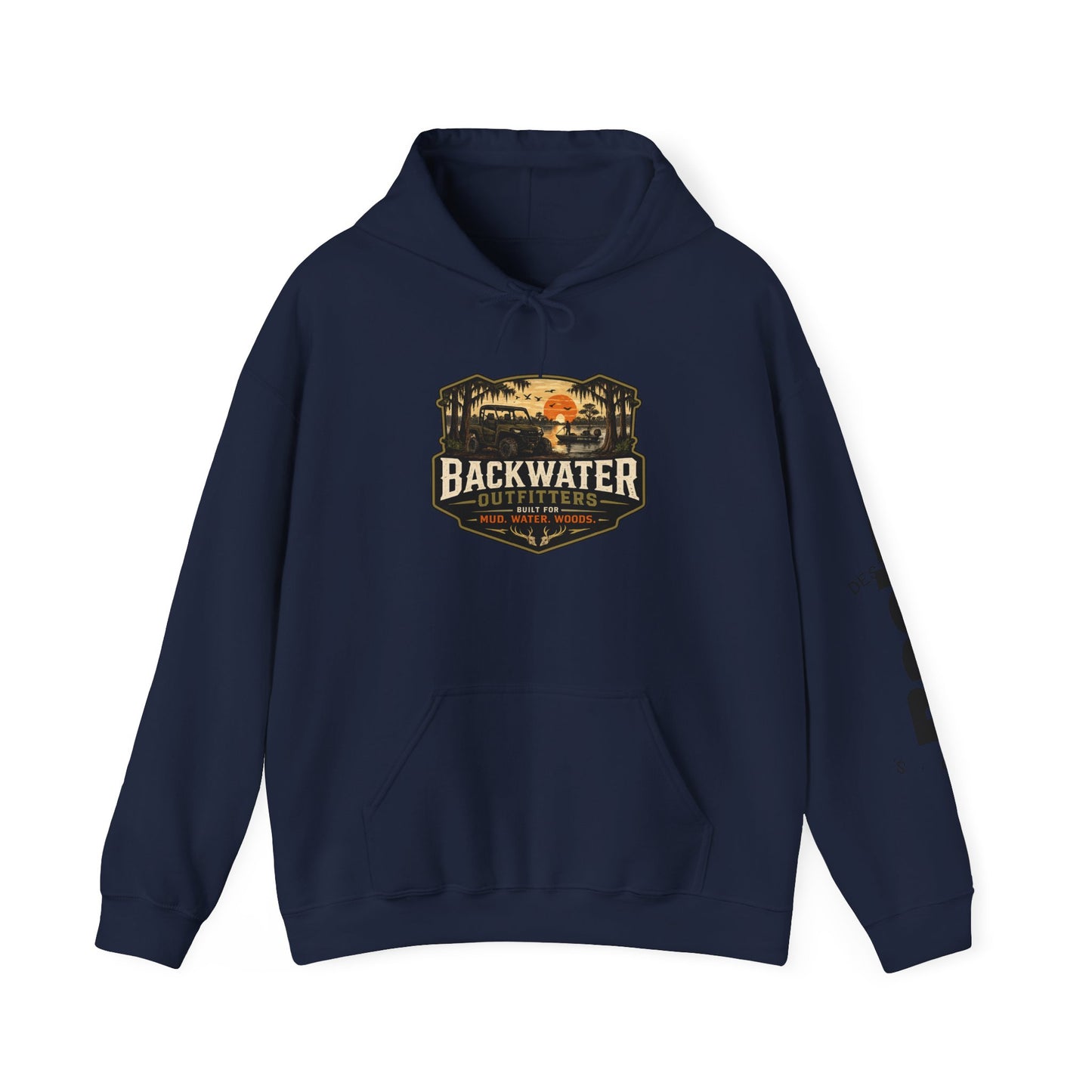 Backwater Outfitters Hoodie – Off‑Road UTV Adventure Sweatshirt