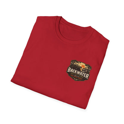 Backwater Outfitters Buggy T-Shirt — Vintage Sunset Fishing & Outdoors Tee
