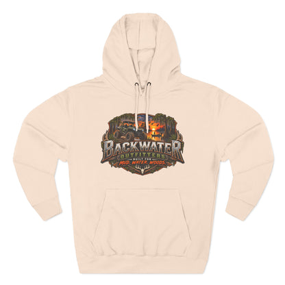Backwater Outfitters Hoodie — 'Ride It • Hunt It • Fish It' Outdoor Pullover