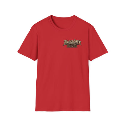 Backwater Outfitters T-Shirt – Sunset Marsh Fishing Tee Printify
