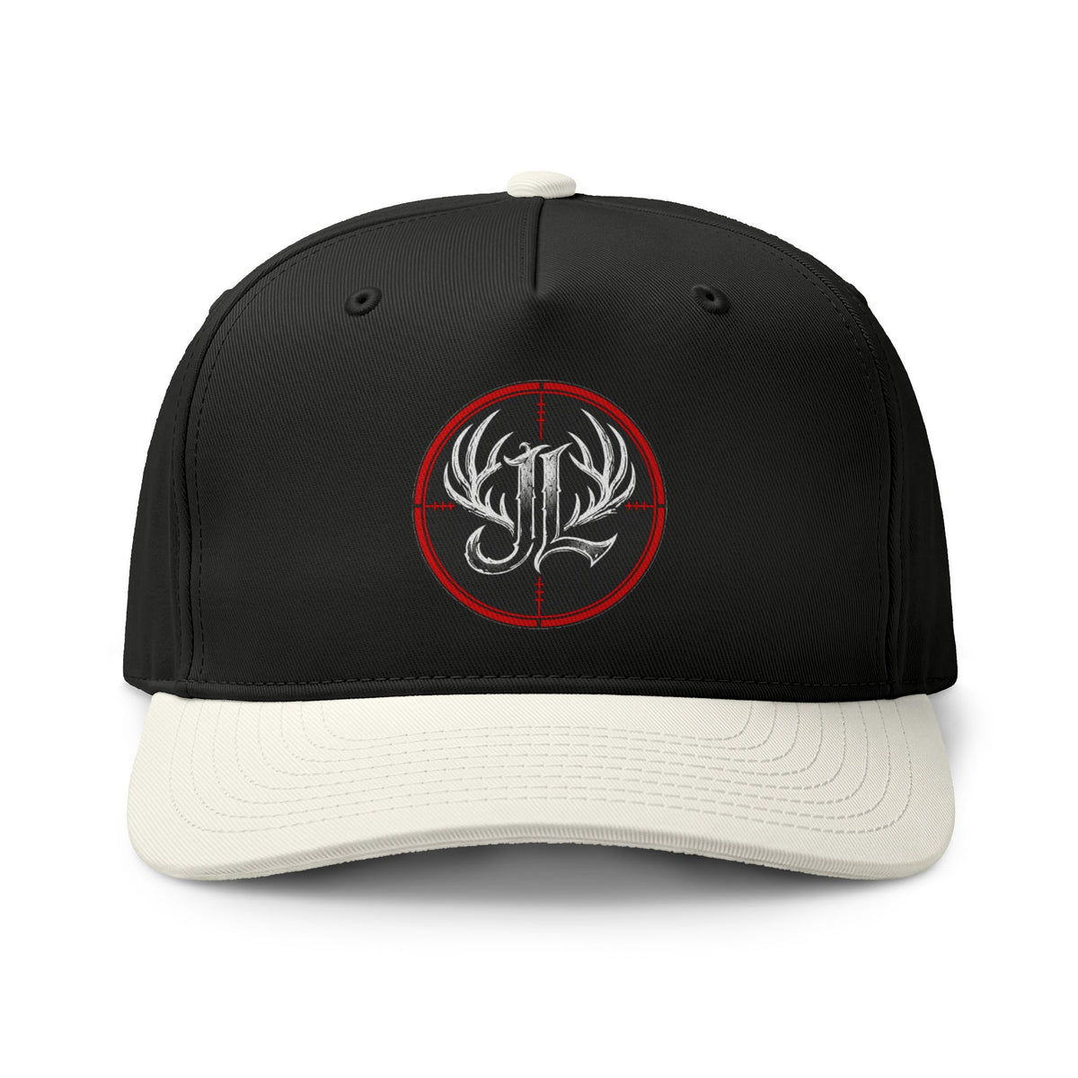 Embroidered Antler Crest Two-Tone Cap Printify