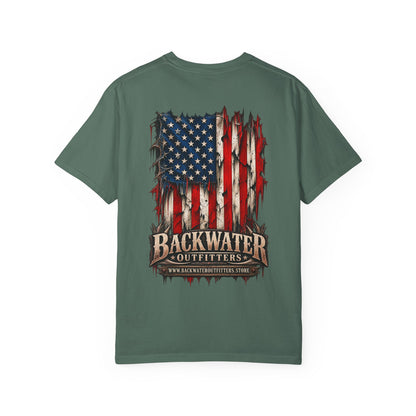 Backwater Outfitters American Flag T-Shirt