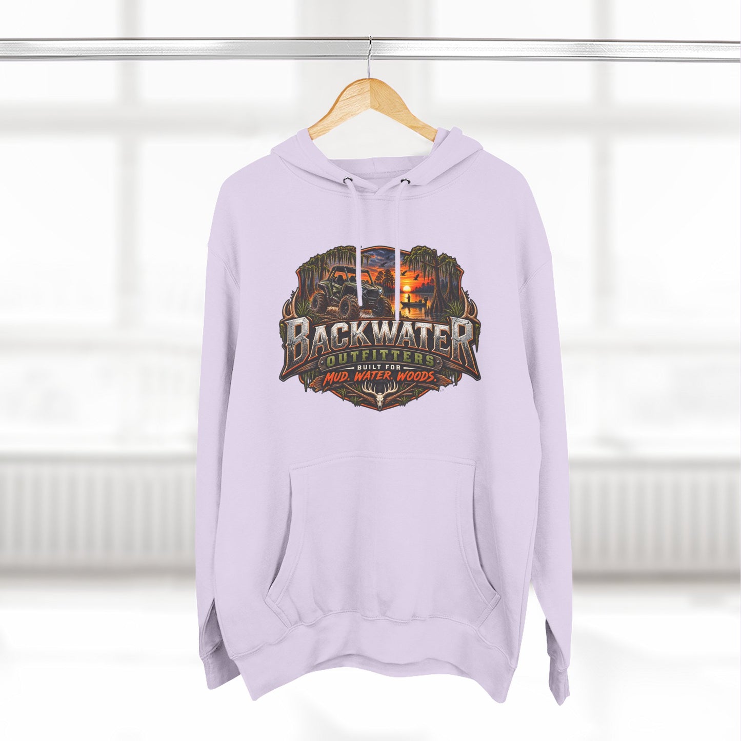 Backwater Outfitters "Weekend Forecast" Off-Road Hoodie — ATV Mud Riding Graphic Hoodie