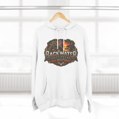 Backwater Outfitters Hoodie — 'Ride It • Hunt It • Fish It' Outdoor Pullover