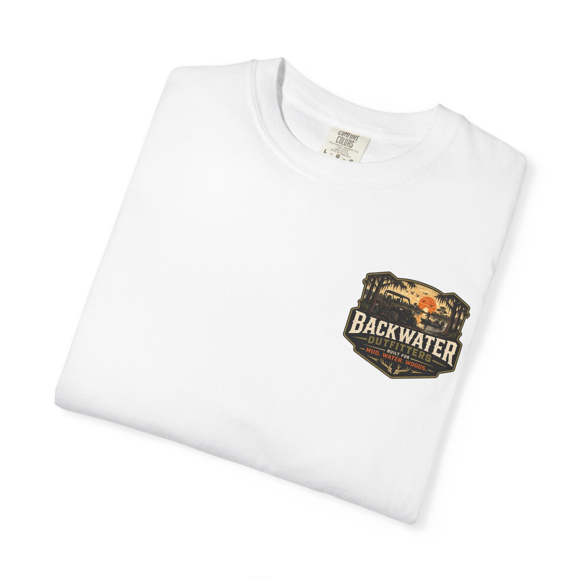 Unisex Garment Dyed T shirt Sewn