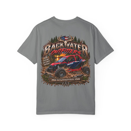 Off-Road UTV Graphic T-Shirt — "Backwater Outfitters" Adventure Tee