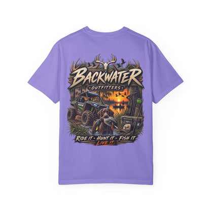 Backwater Outfitters Graphic T-Shirt — Ride It • Hunt It • Fish It