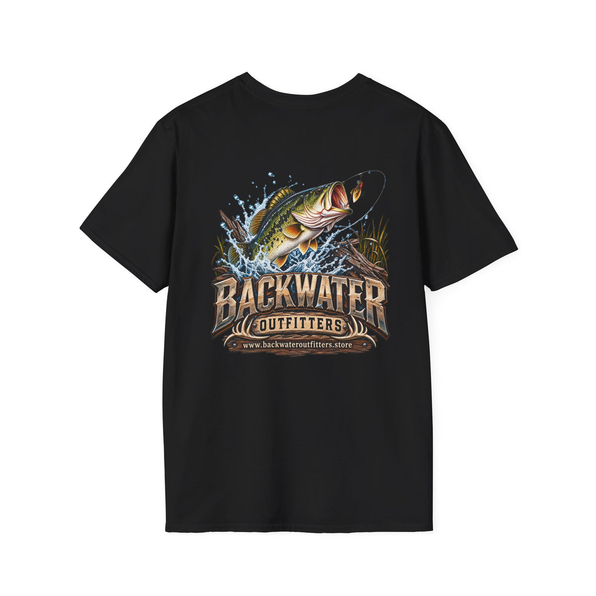 Backwater Outfitters Bass Fishing T-Shirt