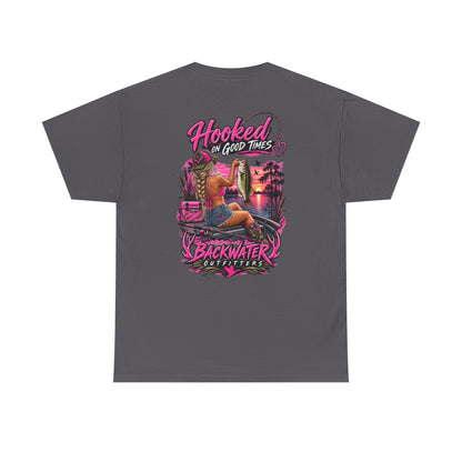 Backwater Outfitters "Hooked on Good Times" Graphic Tee
