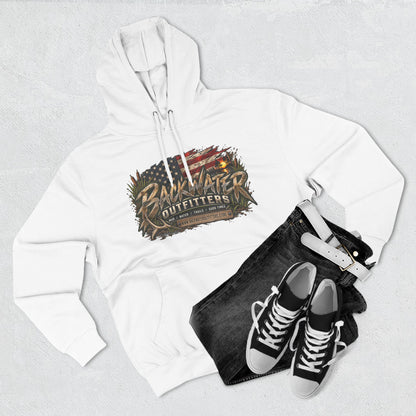 Backwater Outfitters Off-Road Hoodie – American Flag & UTV Graphic Fleece Printify