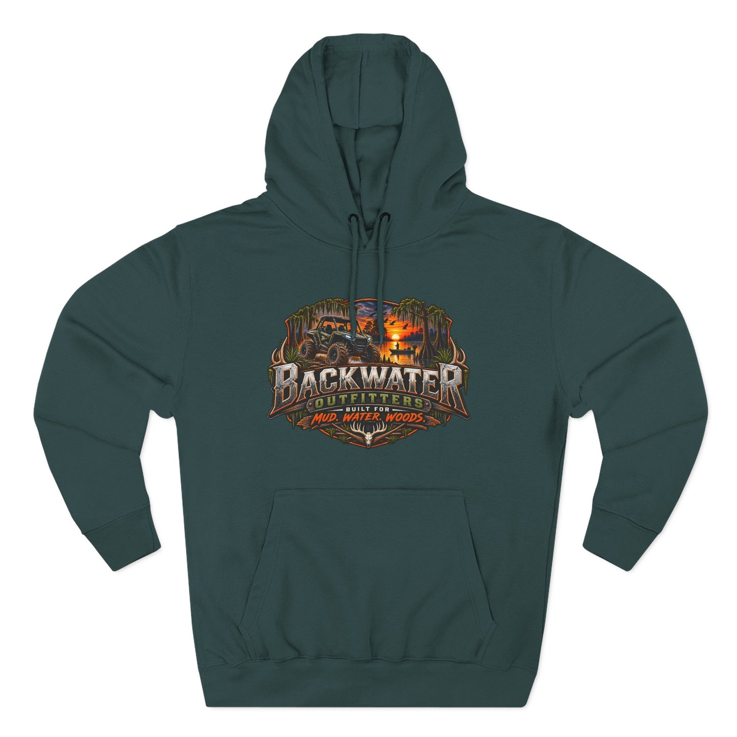 Backwater Outfitters Mud Bogging Hoodie — “If You Can Read This… Send It” Off-Road Pullover