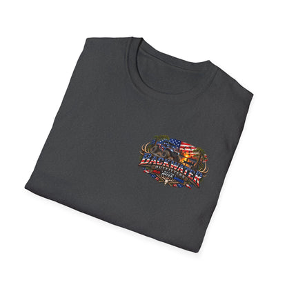 Hooked on Backwater Fishing T-Shirt — Bass Angler Graphic Tee Printify