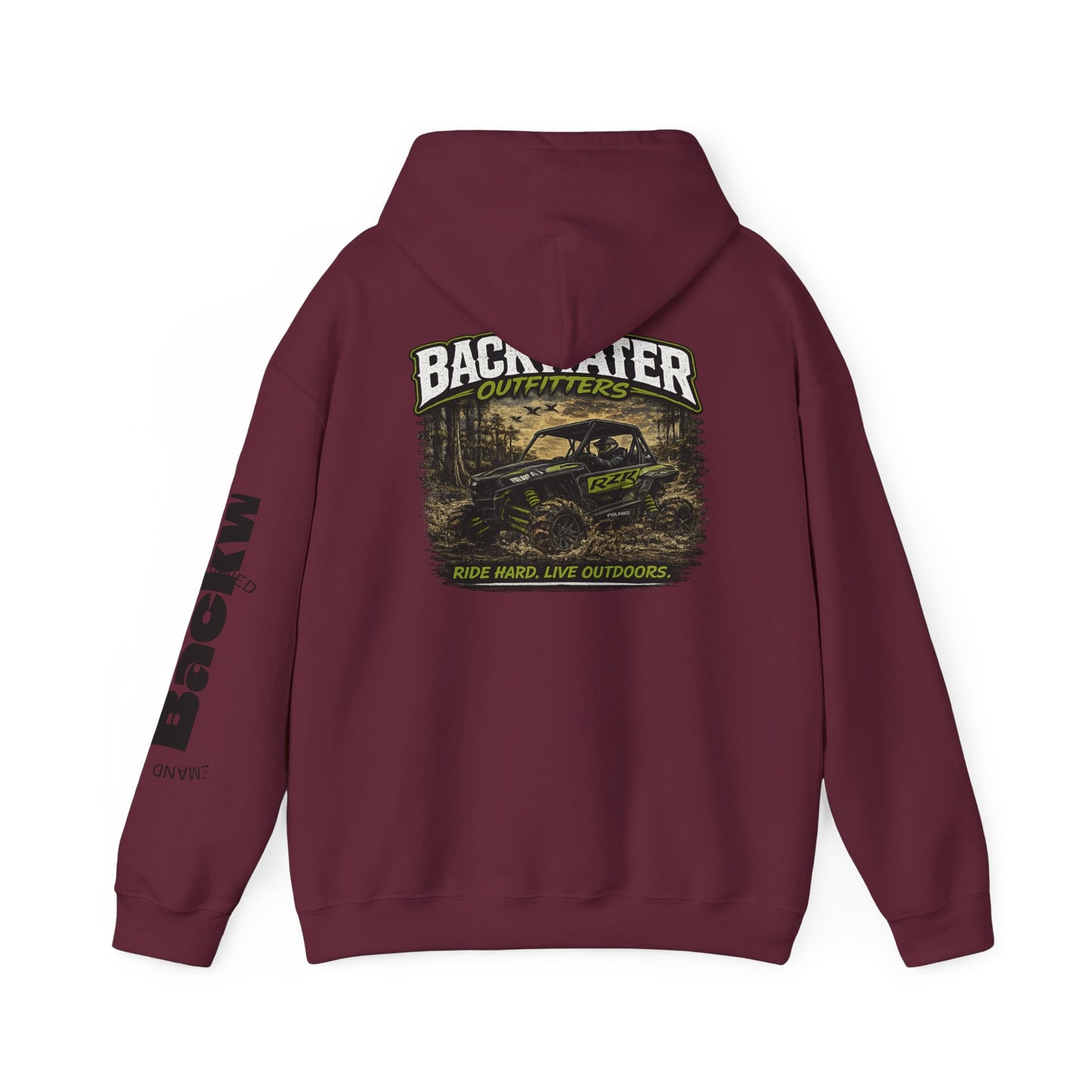 Backwater Outfitters Hoodie – Off‑Road UTV Adventure Sweatshirt