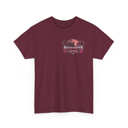 Backwater Outfitters Graphic Tee — "Fish Hunt Ride Repeat" Beach & Fishing Shirt
