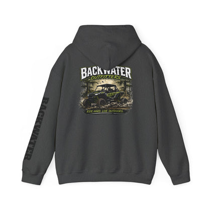 Backwater Outfitters Hoodie — Outdoor Off-Road Graphic Pullover Printify