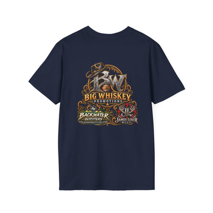 Big Whiskey Promotions T-Shirt — James Luker x Backwater Outfitters