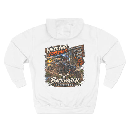 Backwater Outfitters "Weekend Forecast" Off-Road Hoodie — ATV Mud Riding Graphic Hoodie