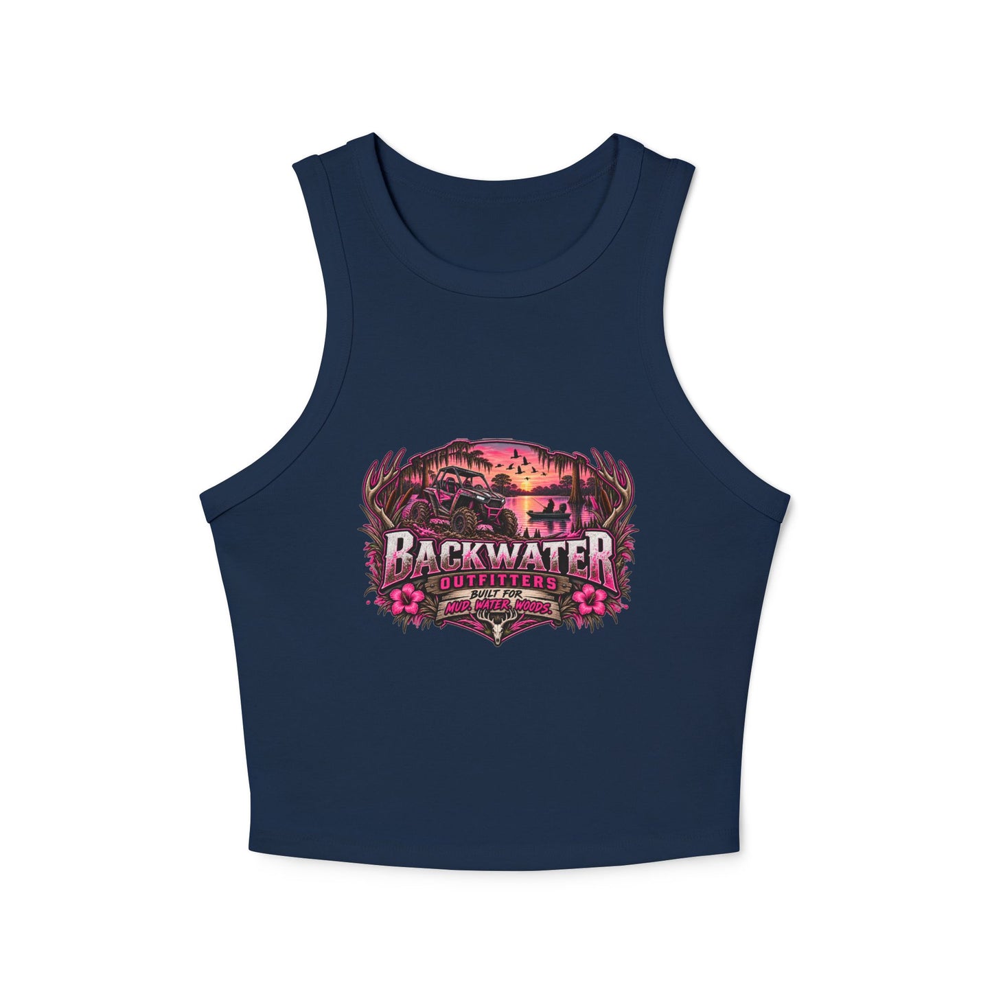 Women's Micro Rib Racer Tank Top