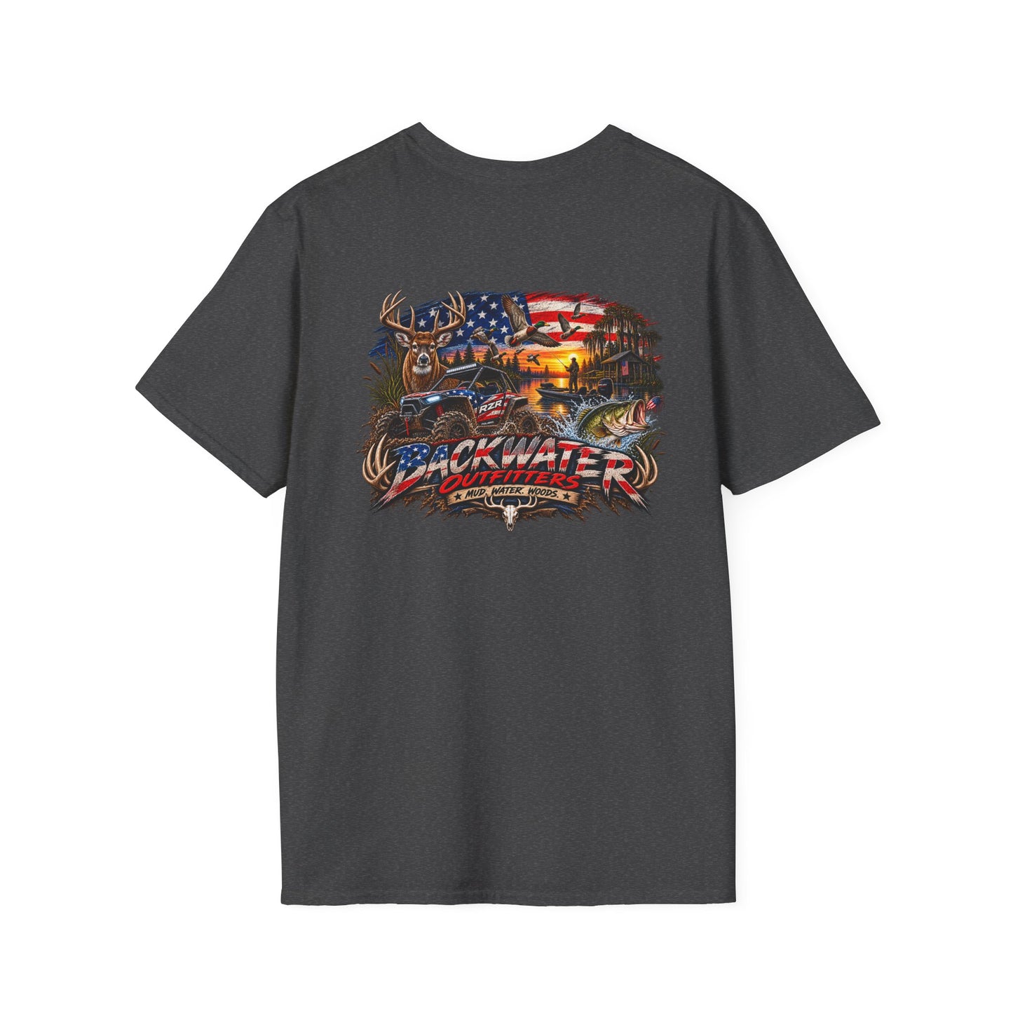 Delawareer Vintage American Flag T-Shirt