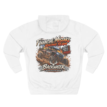 Backwater Outfitters Racing Hoodie — Financial Mistake Off‑Road Design