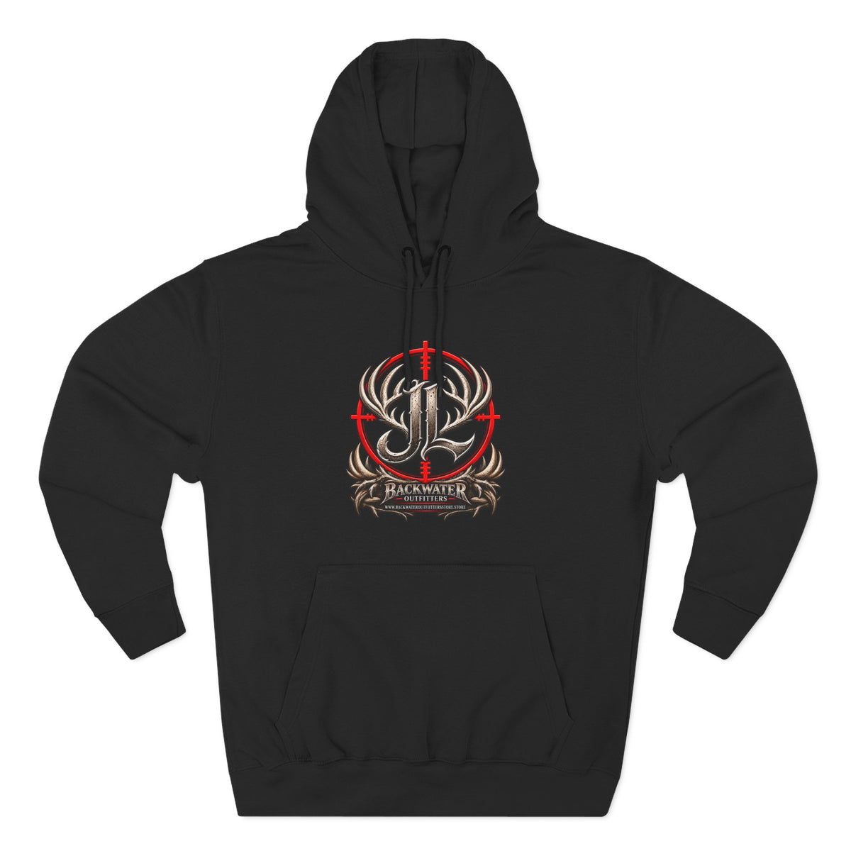James Luker Indiana Creek Water Backwater Outfitters Hoodie Printify