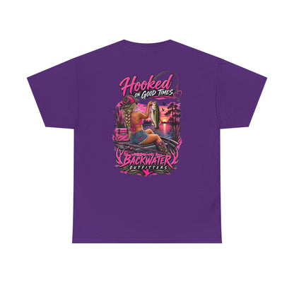 Backwater Outfitters "Hooked on Good Times" Graphic Tee