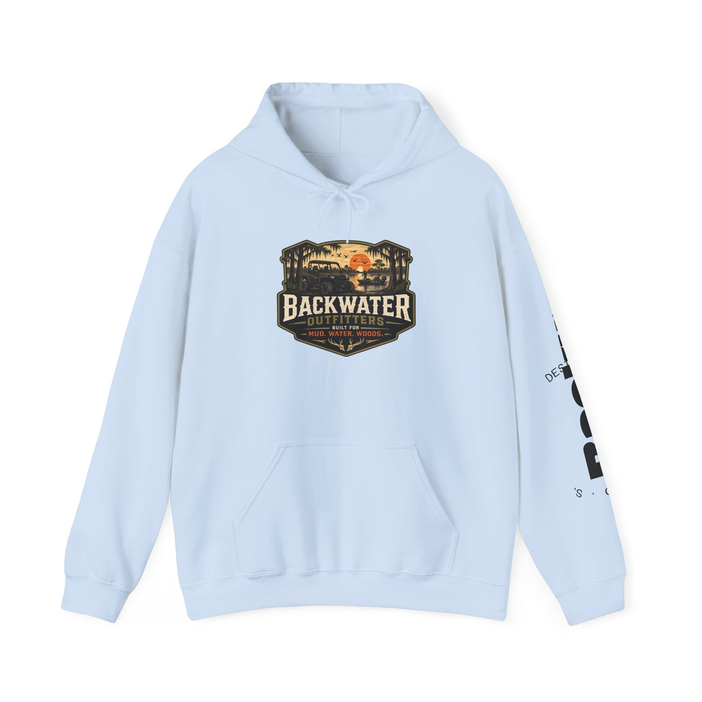 Backwater Outfitters Hoodie – Off‑Road UTV Adventure Sweatshirt