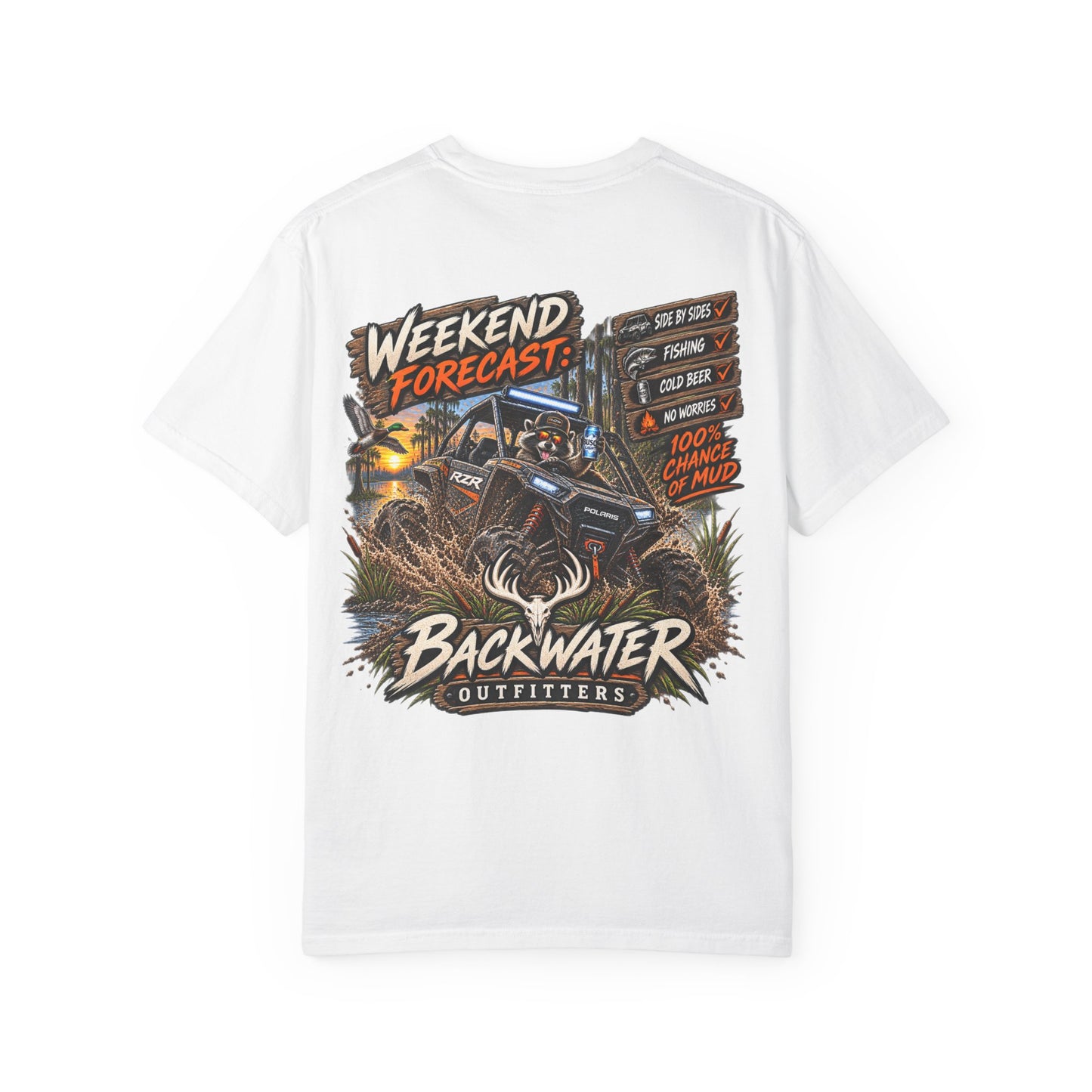Backwater Outfitters "Weekend Forecast" T-Shirt