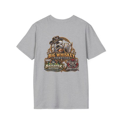 Big Whiskey Promotions T-Shirt — James Luker x Backwater Outfitters