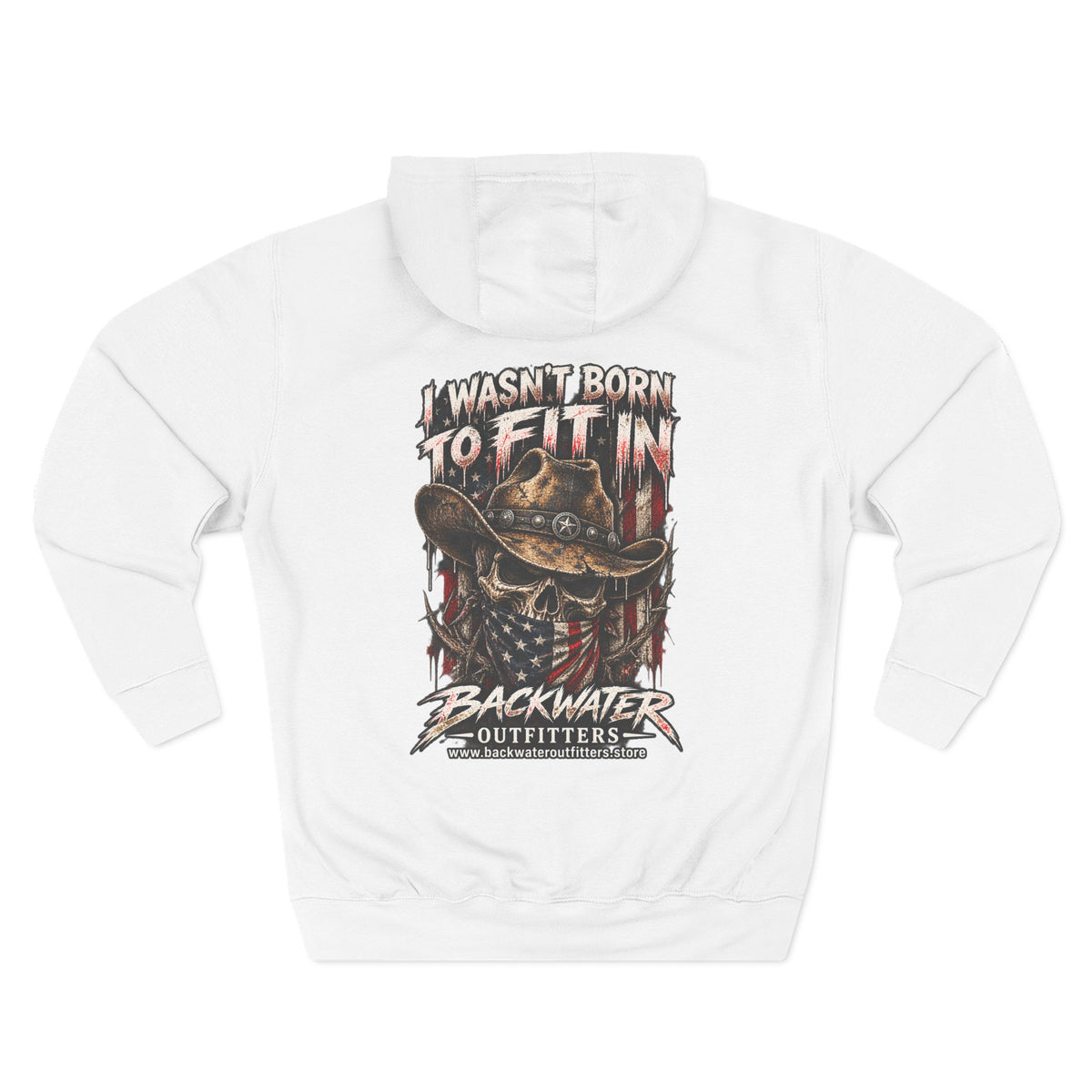 Backwater Outfitters “I Wasn’t Born to Fit In” Outdoor Hoodie