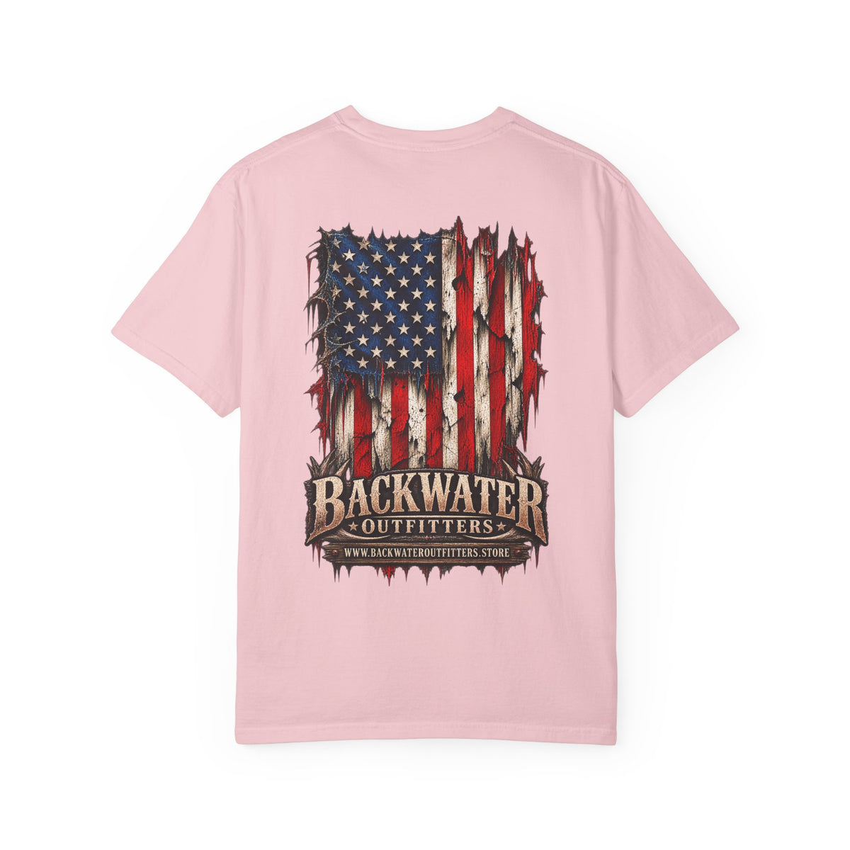 Backwater Outfitters American Flag T-Shirt
