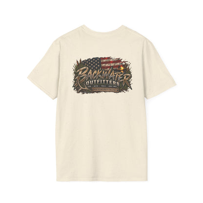 Backwater Outfitters Outdoor Fishing Graphic T-Shirt