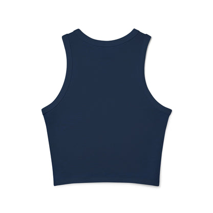 Backwater Outfitters Fish Hunt Ride Tank — Women's Graphic Racer Crop Top