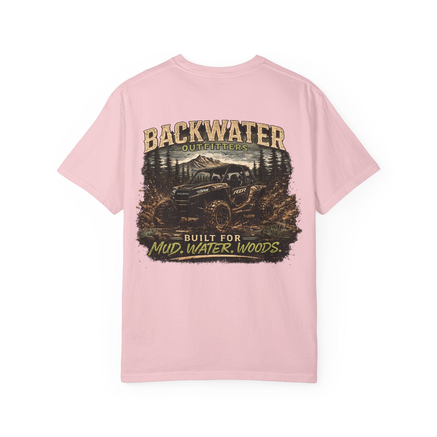 Backwater Offroad T-Shirt — "Built for Mud, Water, Woods" Graphic Tee