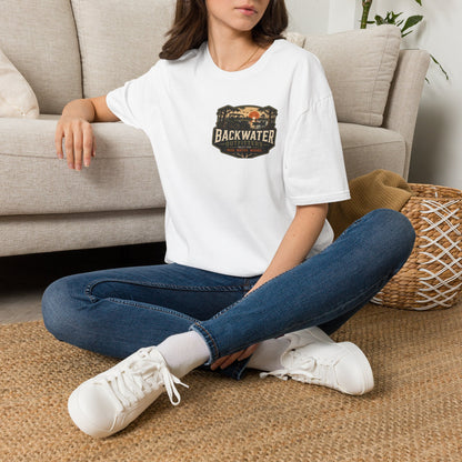 Backwater Outfitters T-Shirt — Retro Fishing & Lake Life Tee