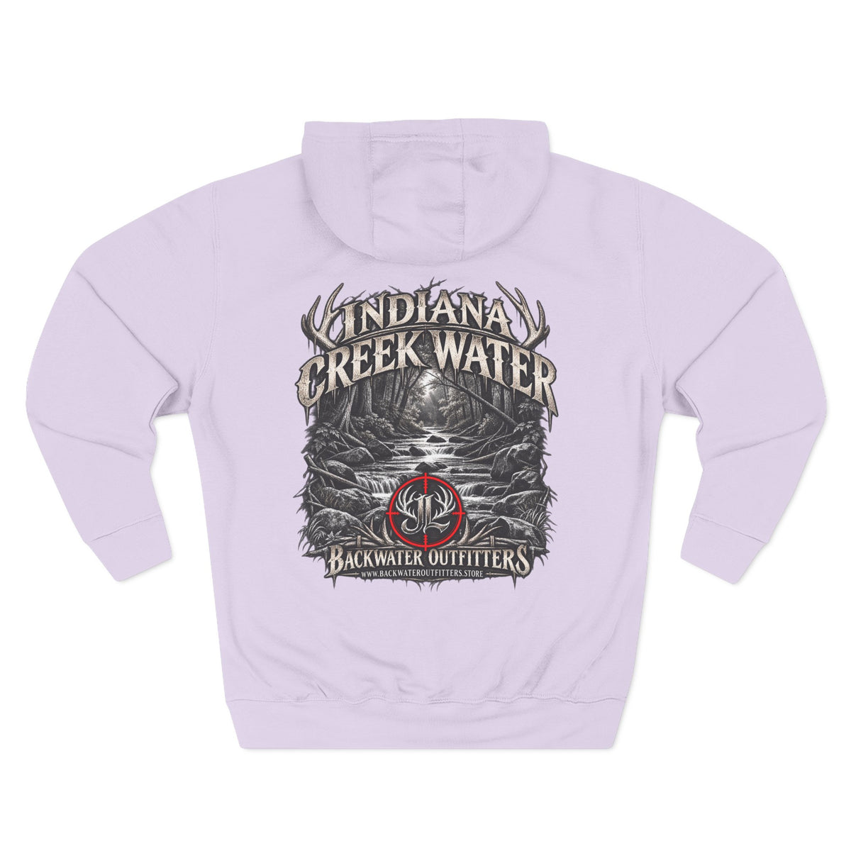 James Luker Indiana Creek Water Backwater Outfitters Hoodie Printify