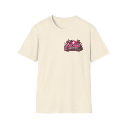 Women Mud Looks Better in Pink T-Shirt — Pink Mud Graphic Tee Printify