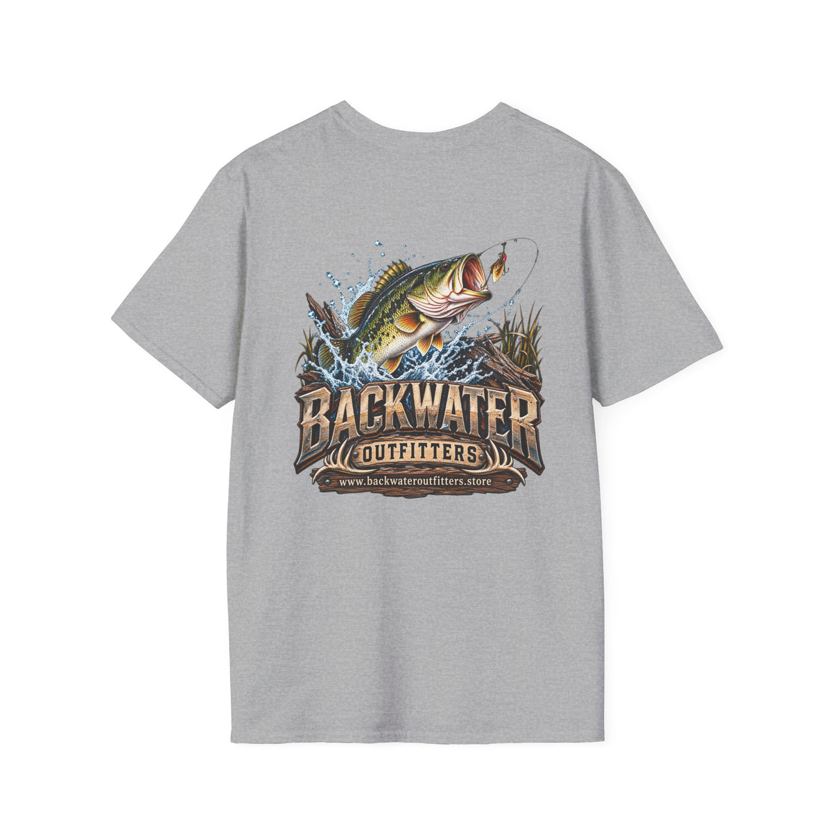 Backwater Outfitters Bass Fishing T-Shirt