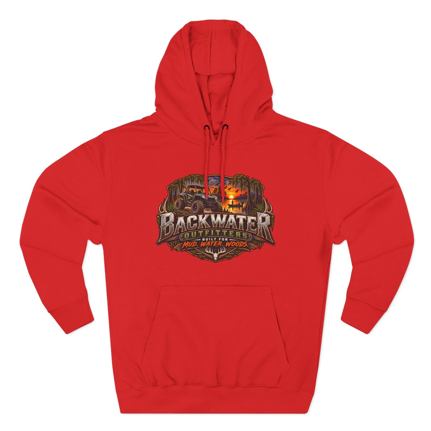 Backwater Outfitters Mud Bogging Hoodie — “If You Can Read This… Send It” Off-Road Pullover