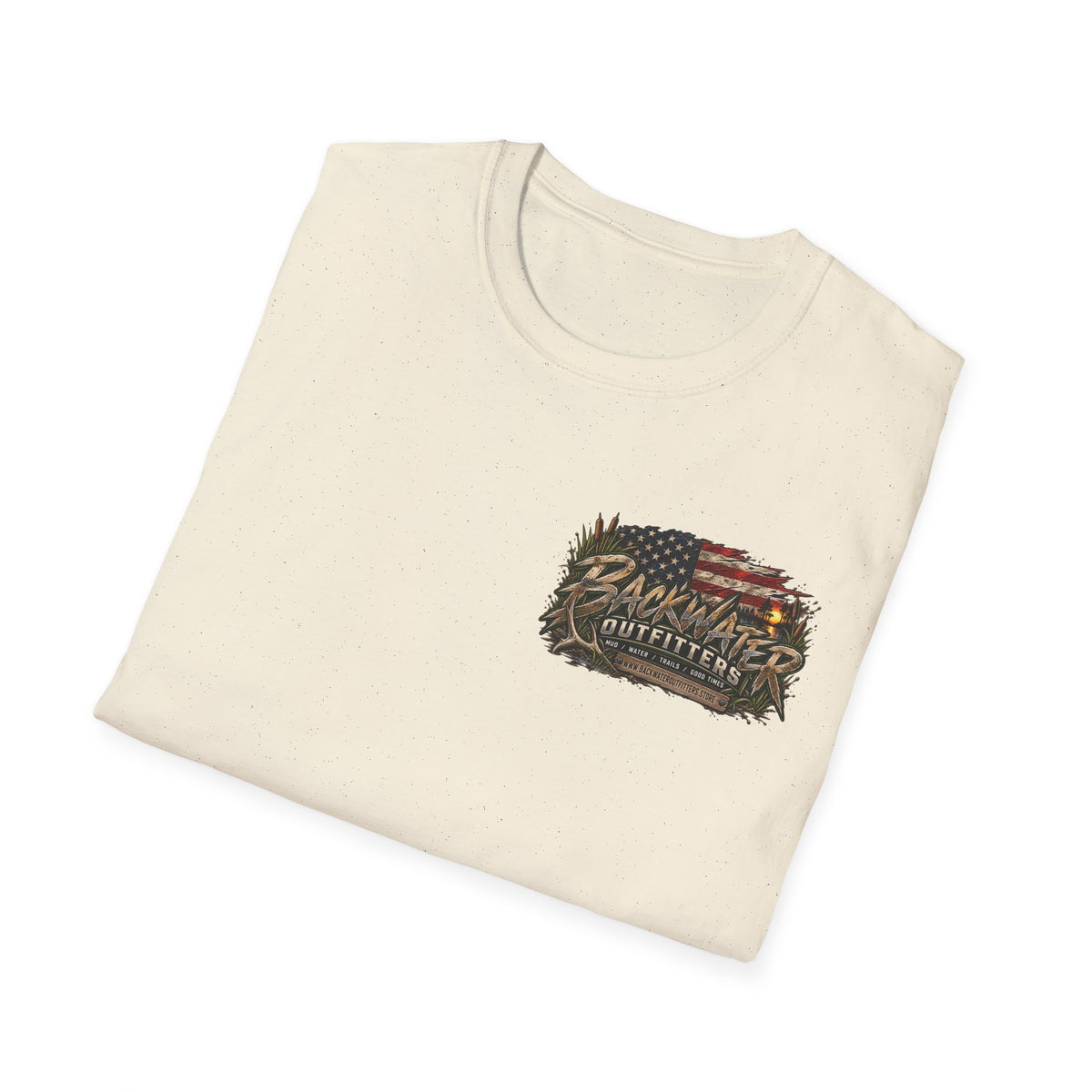 Backwater Outfitters Outdoor Fishing Graphic T-Shirt