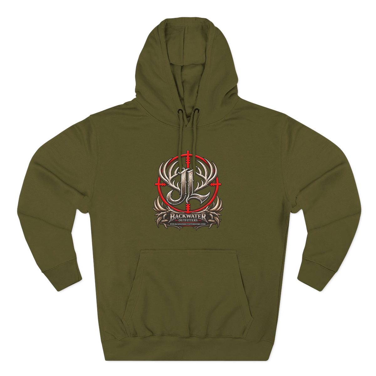 James Luker Indiana Creek Water Backwater Outfitters Hoodie Printify